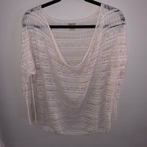 Lucky Brand Scoop Neck Woven Top